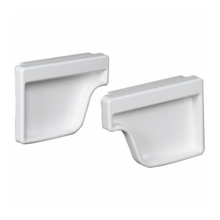 Amerimax Home Products 2PK 5 White End Cap M0611